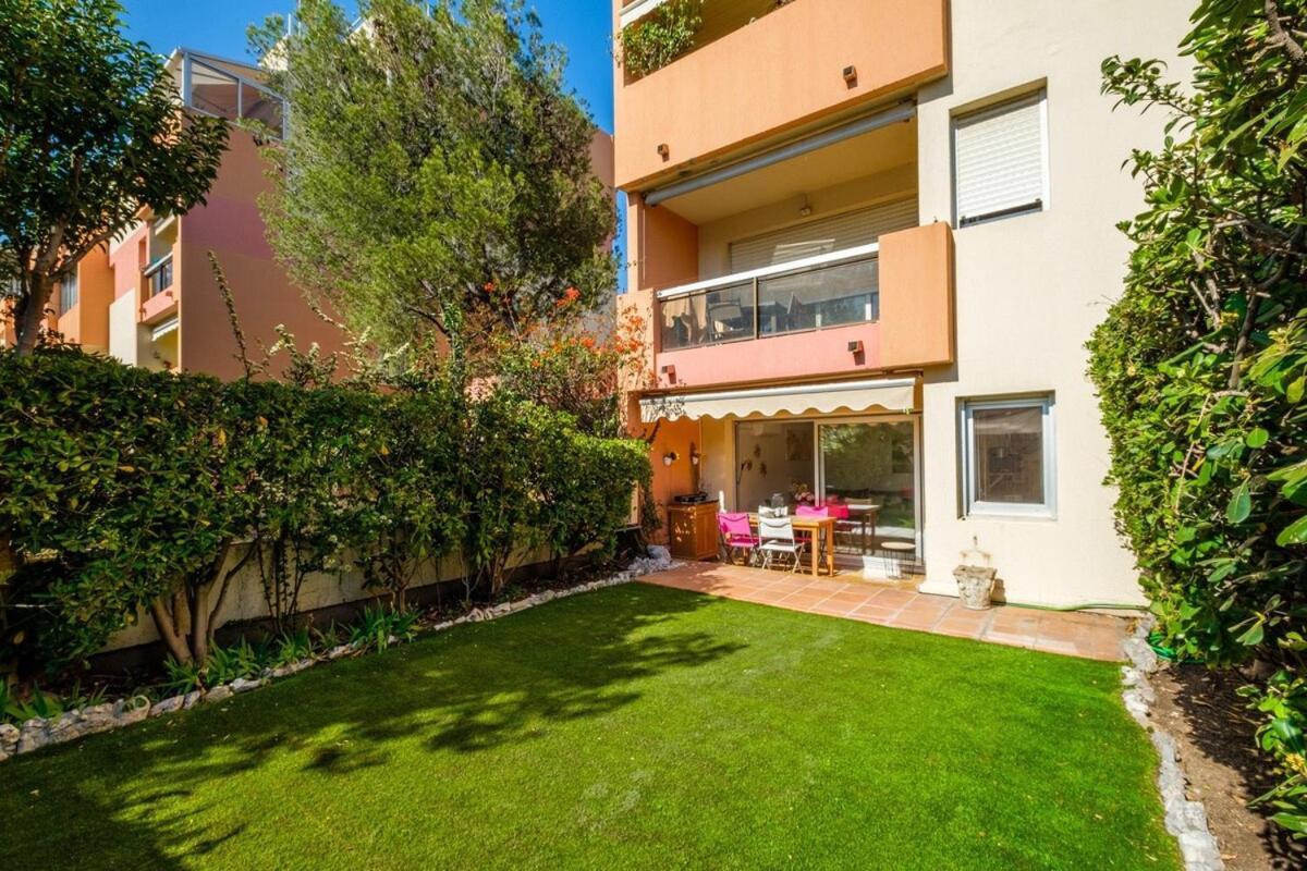 Le Riviera ~ Jardin ~ Parking ~ Climatisation Apartment Cagnes-sur-Mer Luaran gambar