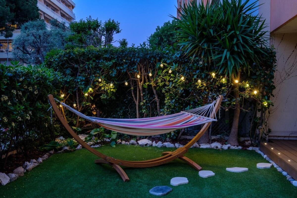 Le Riviera ~ Jardin ~ Parking ~ Climatisation Apartment Cagnes-sur-Mer Luaran gambar