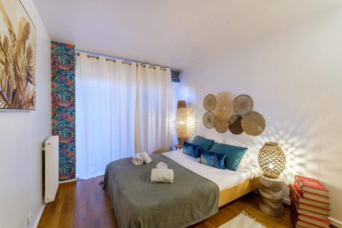 Le Riviera ~ Jardin ~ Parking ~ Climatisation Apartment Cagnes-sur-Mer Luaran gambar