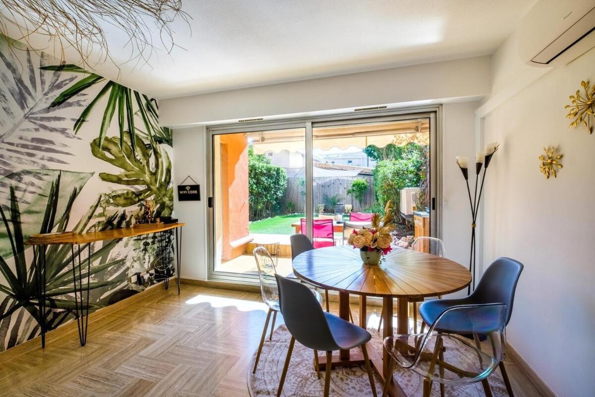 Le Riviera ~ Jardin ~ Parking ~ Climatisation Apartment Cagnes-sur-Mer Luaran gambar