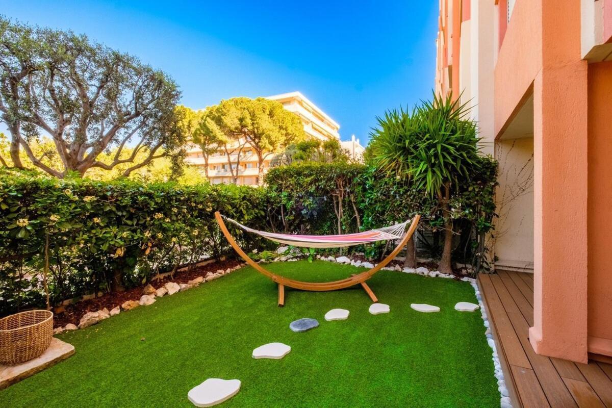 Le Riviera ~ Jardin ~ Parking ~ Climatisation Apartment Cagnes-sur-Mer Luaran gambar