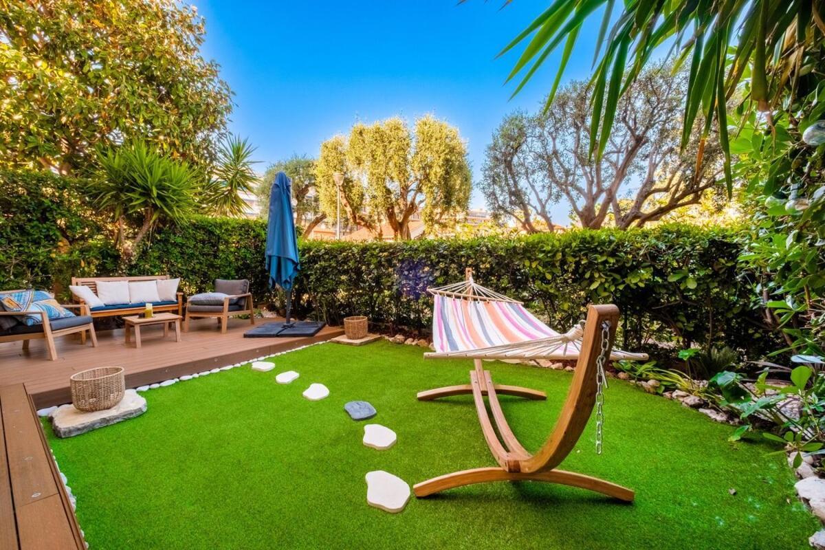 Le Riviera ~ Jardin ~ Parking ~ Climatisation Apartment Cagnes-sur-Mer Luaran gambar